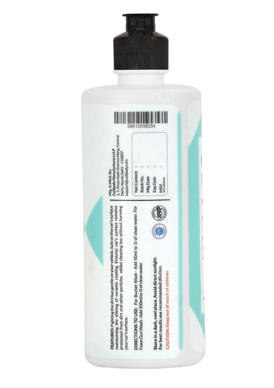 Wildshopperz 300mL Car Wash Shampoo Concentrate - pH Neutral, Thick Suds With Shine Enhancing Formula - Bubblewash Car Foam Shampoo That Works With Both Bucket Wash And Foam Cannon