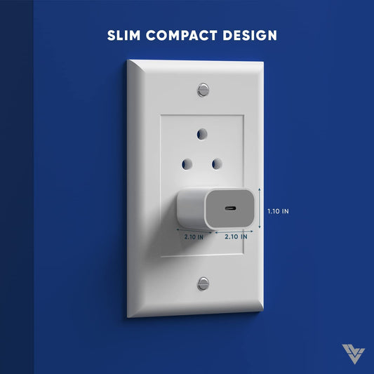 Wildshopperz 20W Original (Mfi-Certified) Charger&Cable Compatible with iPhone 14/14Plus/14Pro/14Promax 13/13Pro/13Promax 12/12Pro/12/11/X/Xr Series (White)