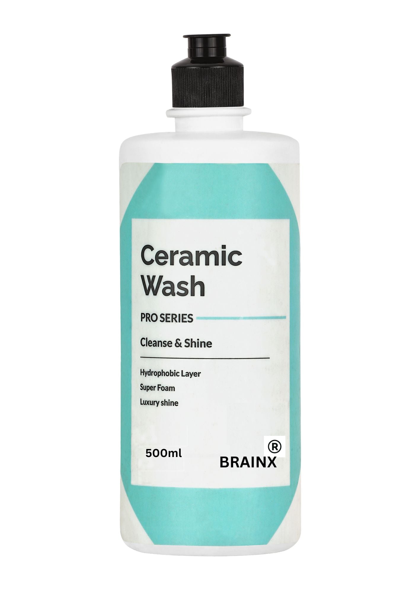 Brainx Car Ceramic Wash, 500ml, Windscreen Washer Antifreeze, Automotive Glass Cleaner with Antifreeze Protection (500ml)