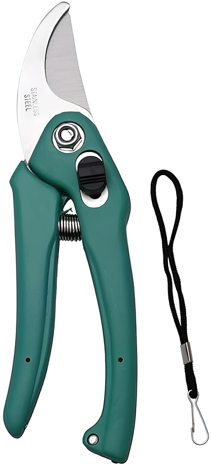 Wildshopperz Assorted Hand Pruner Cutter - 1 Pc (Steel Blades) Heavy Duty Gardening Cutter Tool | Wood Branch Trimmer | Grass Cutting Accessory | Plant Cutter